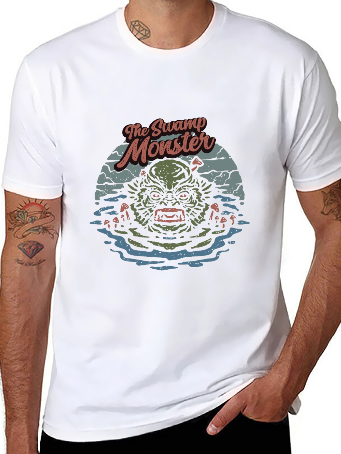 Swamp Monster Graphic Tee - Creature Feature