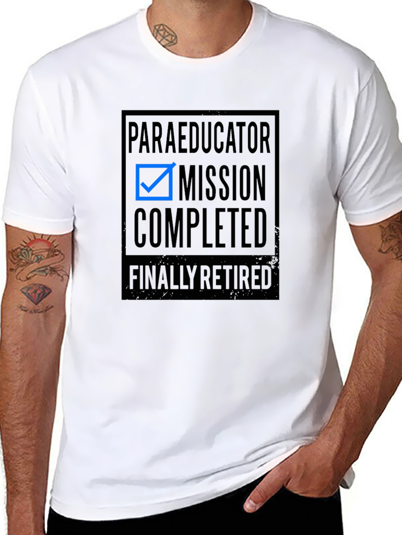 Paraeducator Mission Completed Retirement T-Shirt