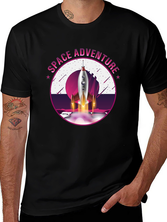Space Adventure Graphic T-Shirt