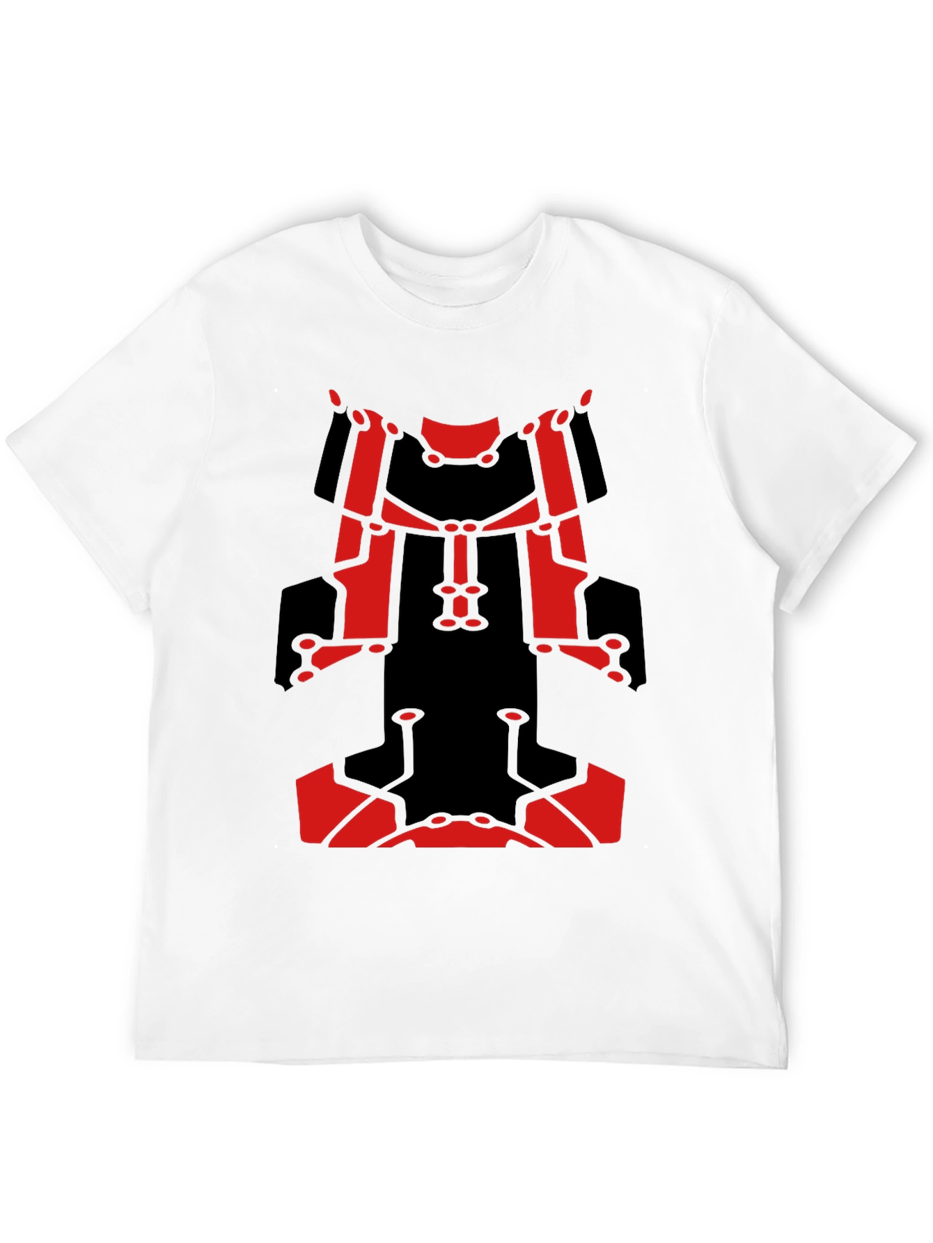 Bold Graphic Tee - Red & Black