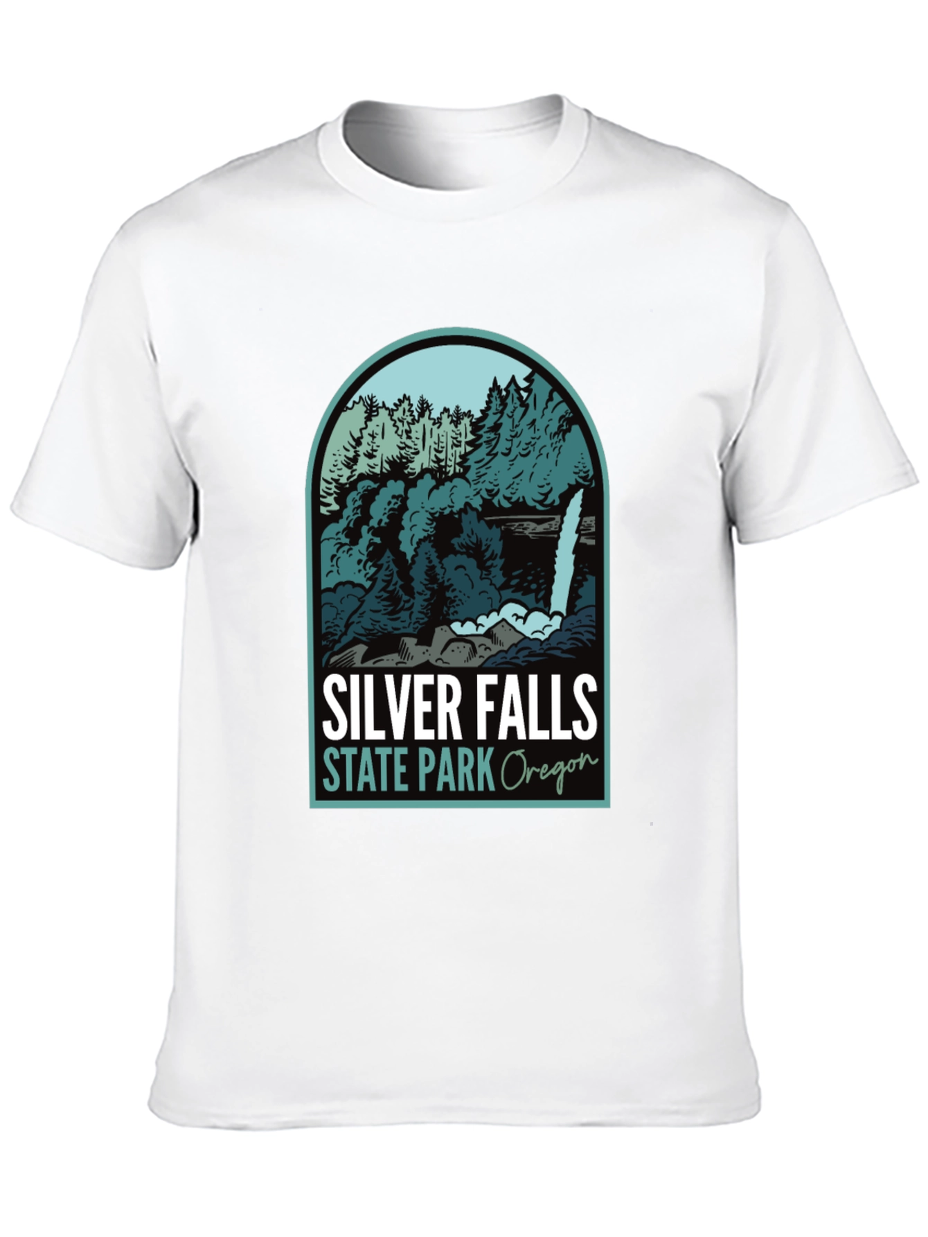 Silver Falls State Park Oregon Graphic Tee