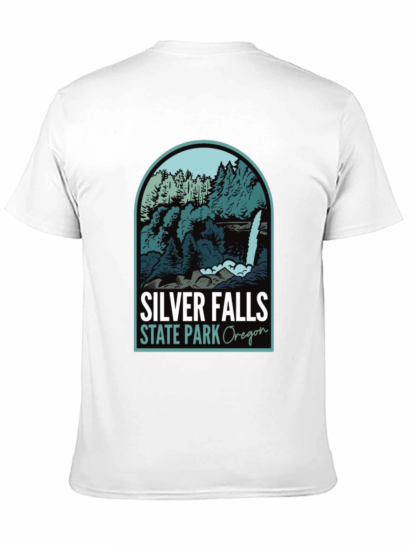 Silver Falls State Park Oregon Graphic Tee