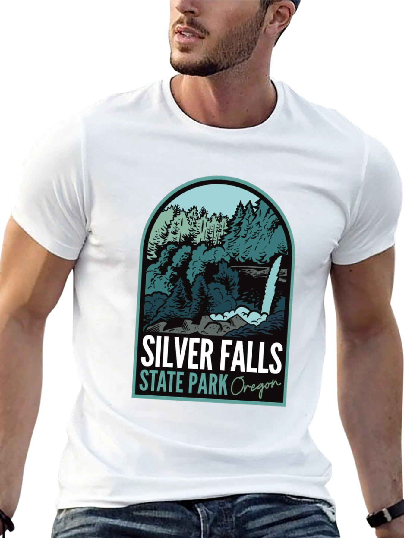 Silver Falls State Park Oregon Graphic Tee