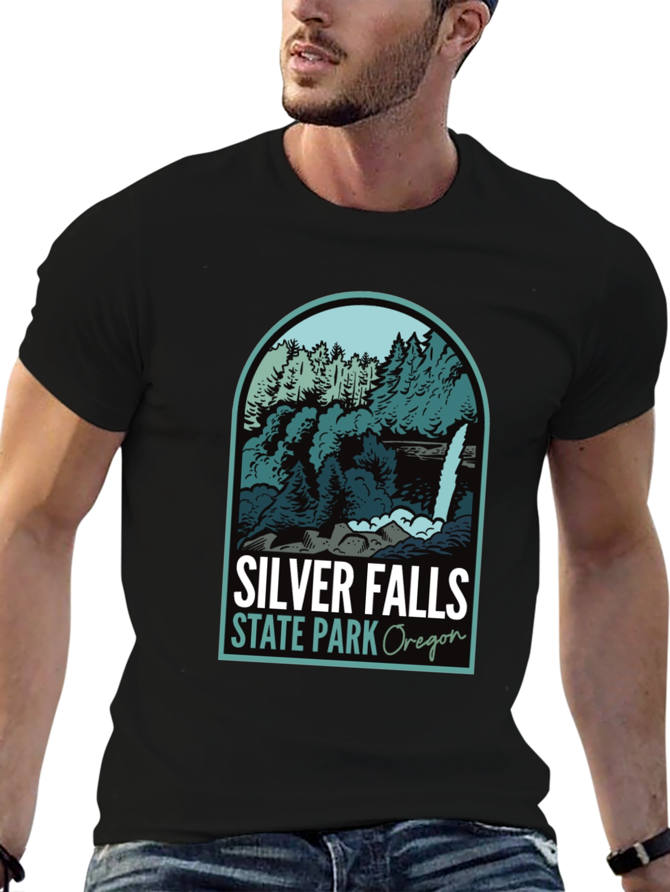 Silver Falls State Park Oregon Graphic Tee