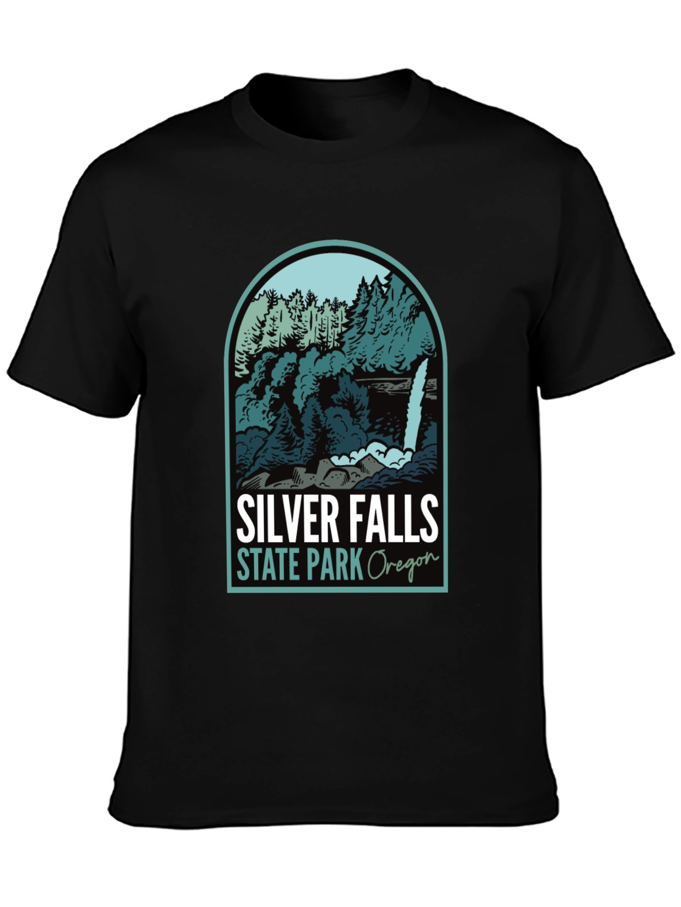Silver Falls State Park Oregon Graphic Tee