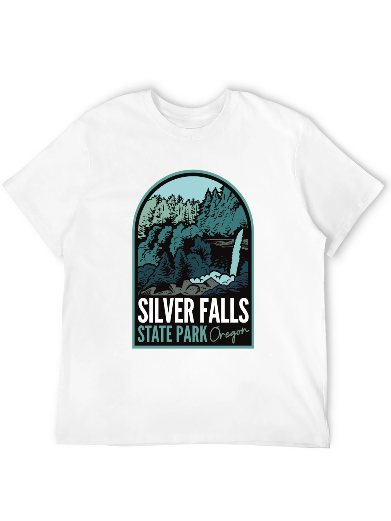 Silver Falls State Park Oregon Graphic Tee