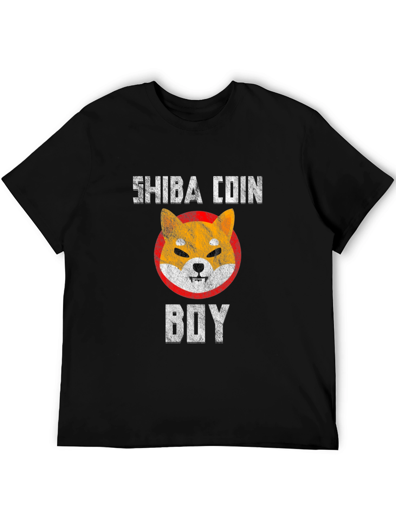 Shiba Coin Boy Graphic Tee - Crypto T-Shirt