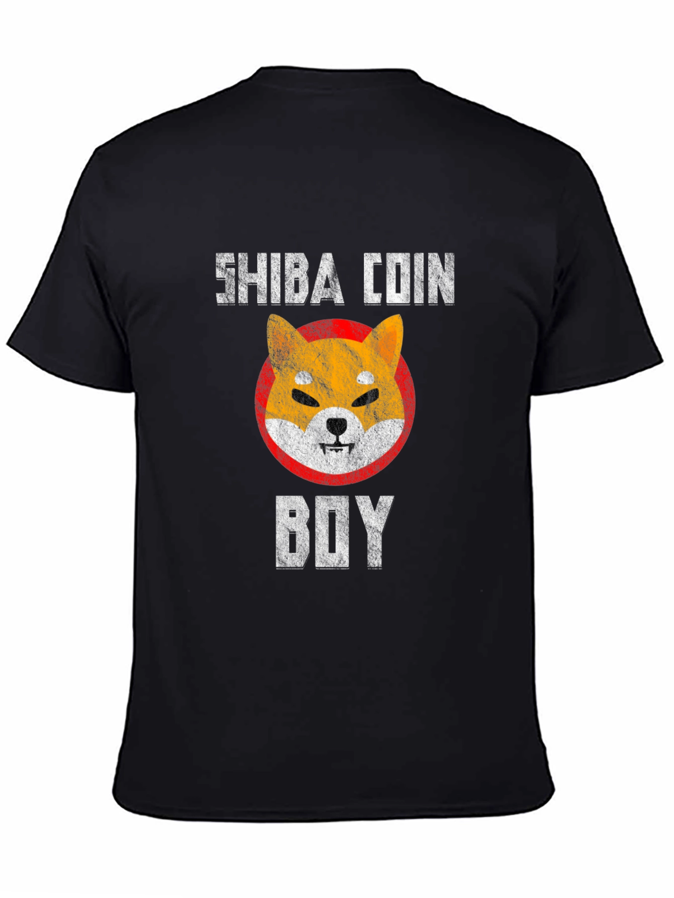Shiba Coin Boy Graphic Tee - Crypto T-Shirt