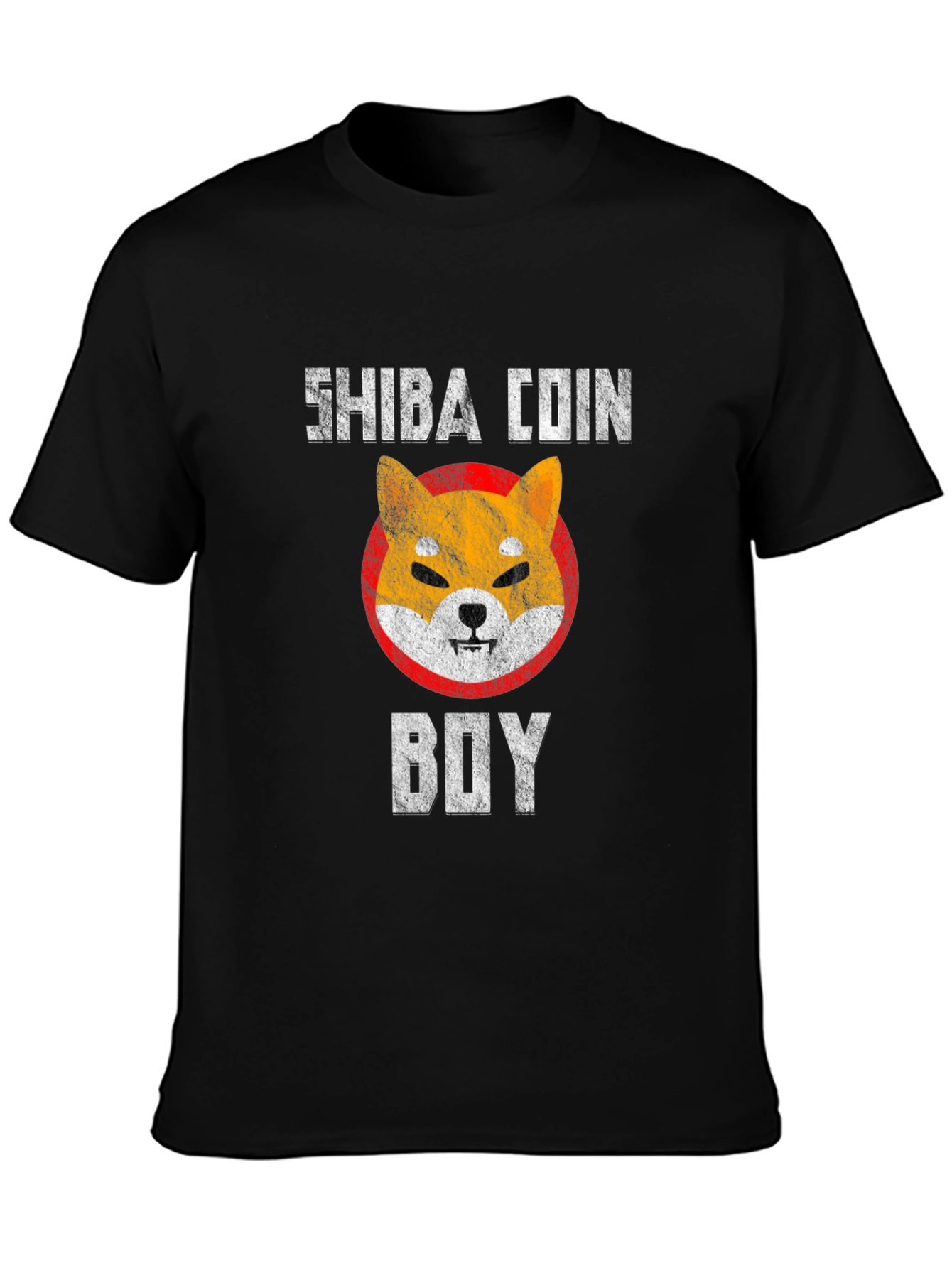 Shiba Coin Boy Graphic Tee - Crypto T-Shirt