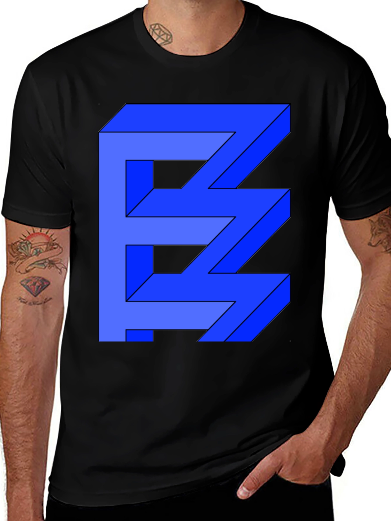 Impossible Shape Black T-Shirt