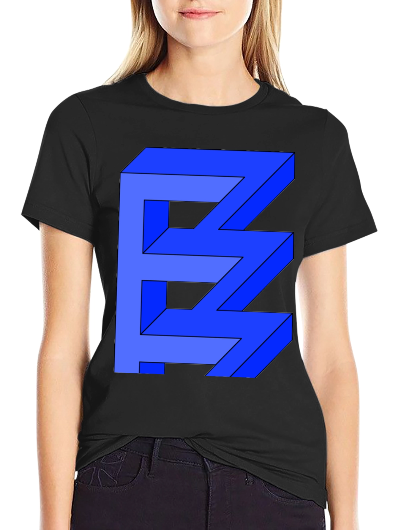 Impossible Shape Black T-Shirt