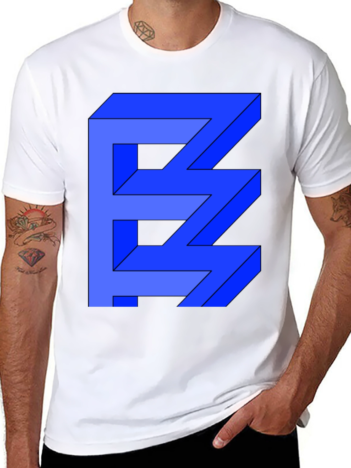Impossible Shape Black T-Shirt