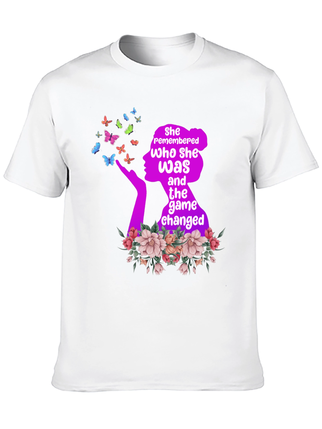 Empowered Womens Tee: Remembered Who She Was T-Shirt