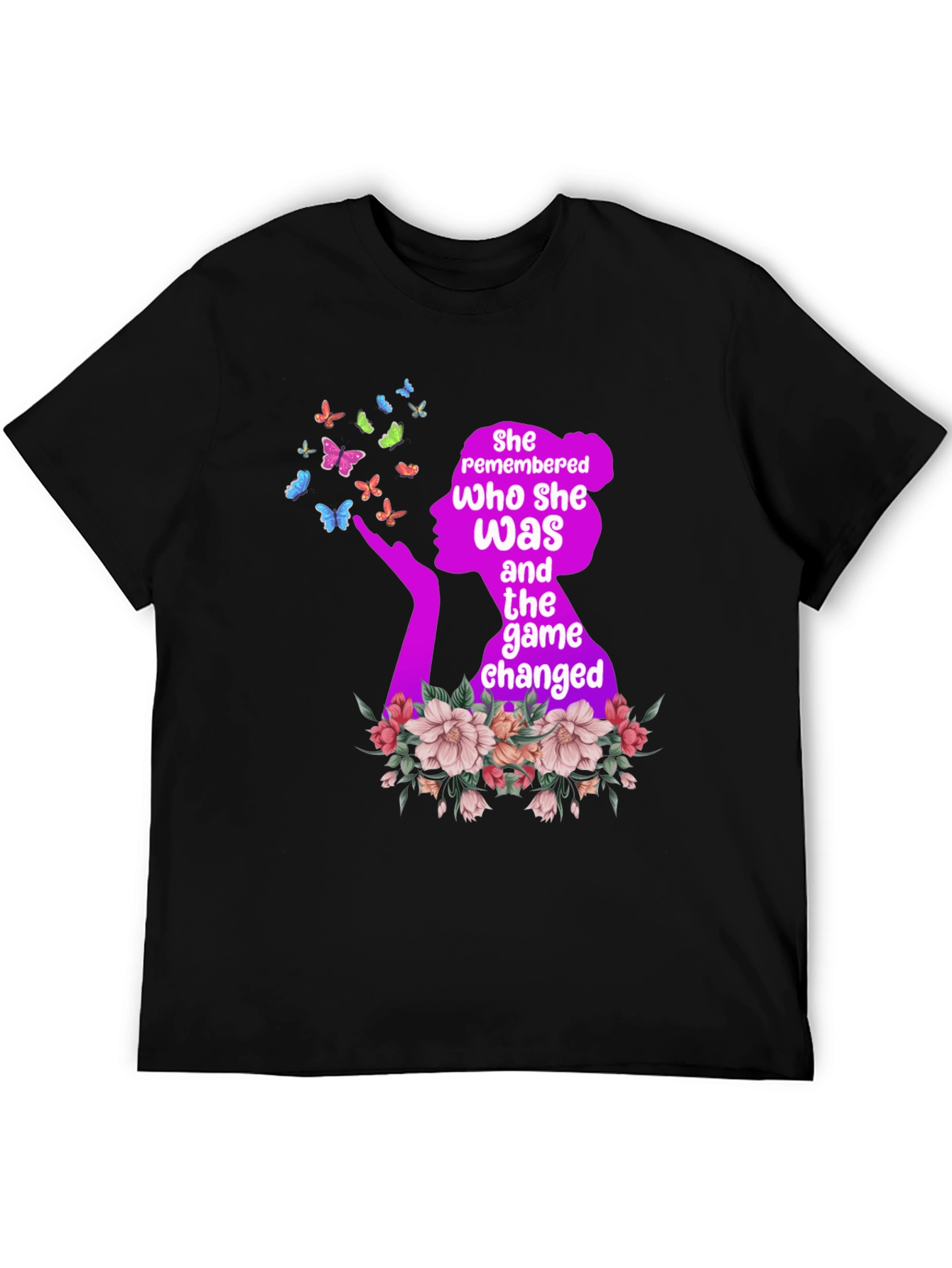 Empowered Womens Tee: Remembered Who She Was T-Shirt