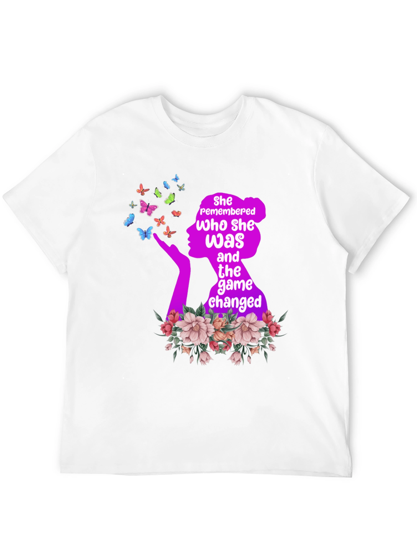 Empowered Womens Tee: Remembered Who She Was T-Shirt