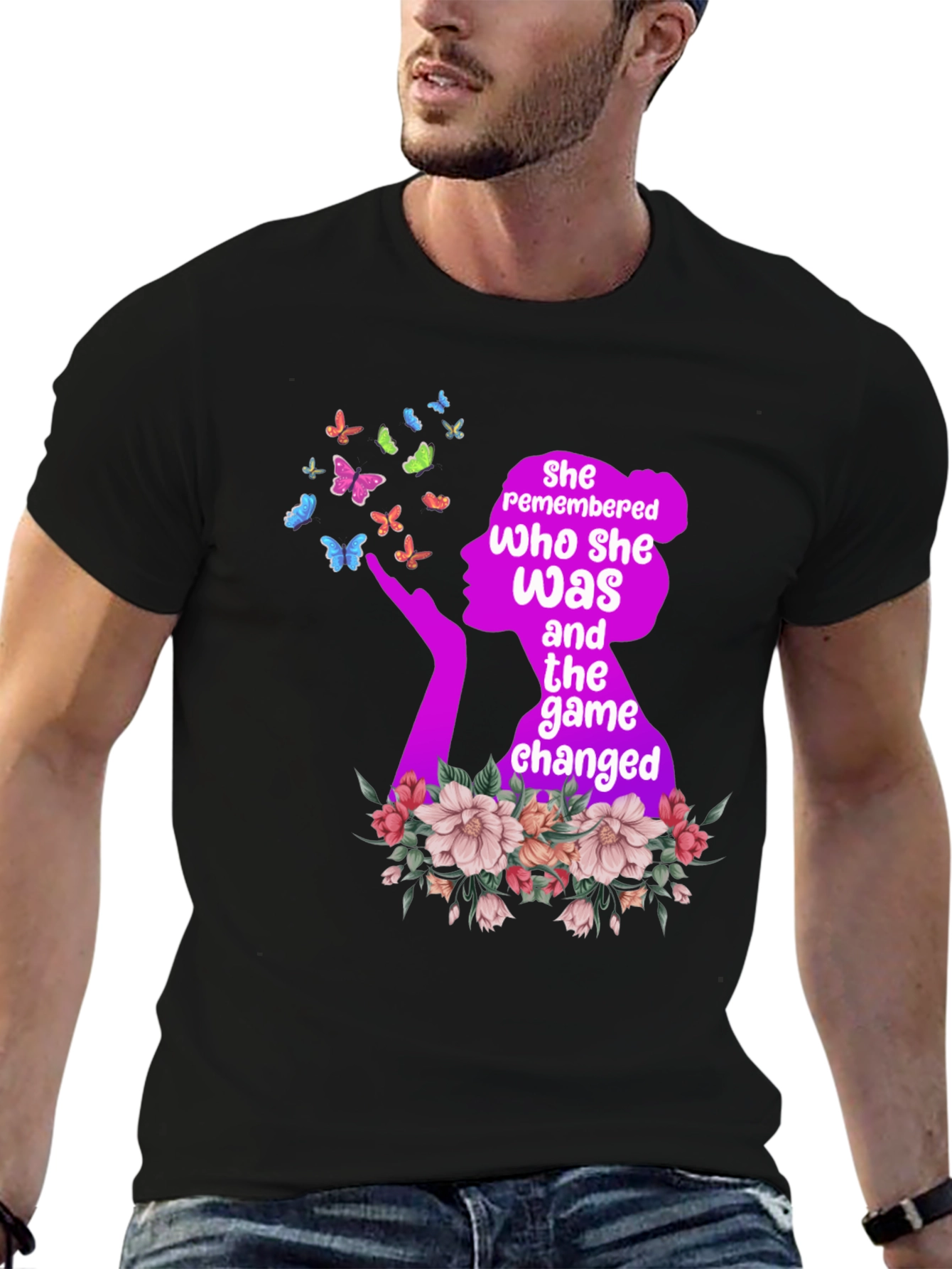 Empowered Womens Tee: Remembered Who She Was T-Shirt