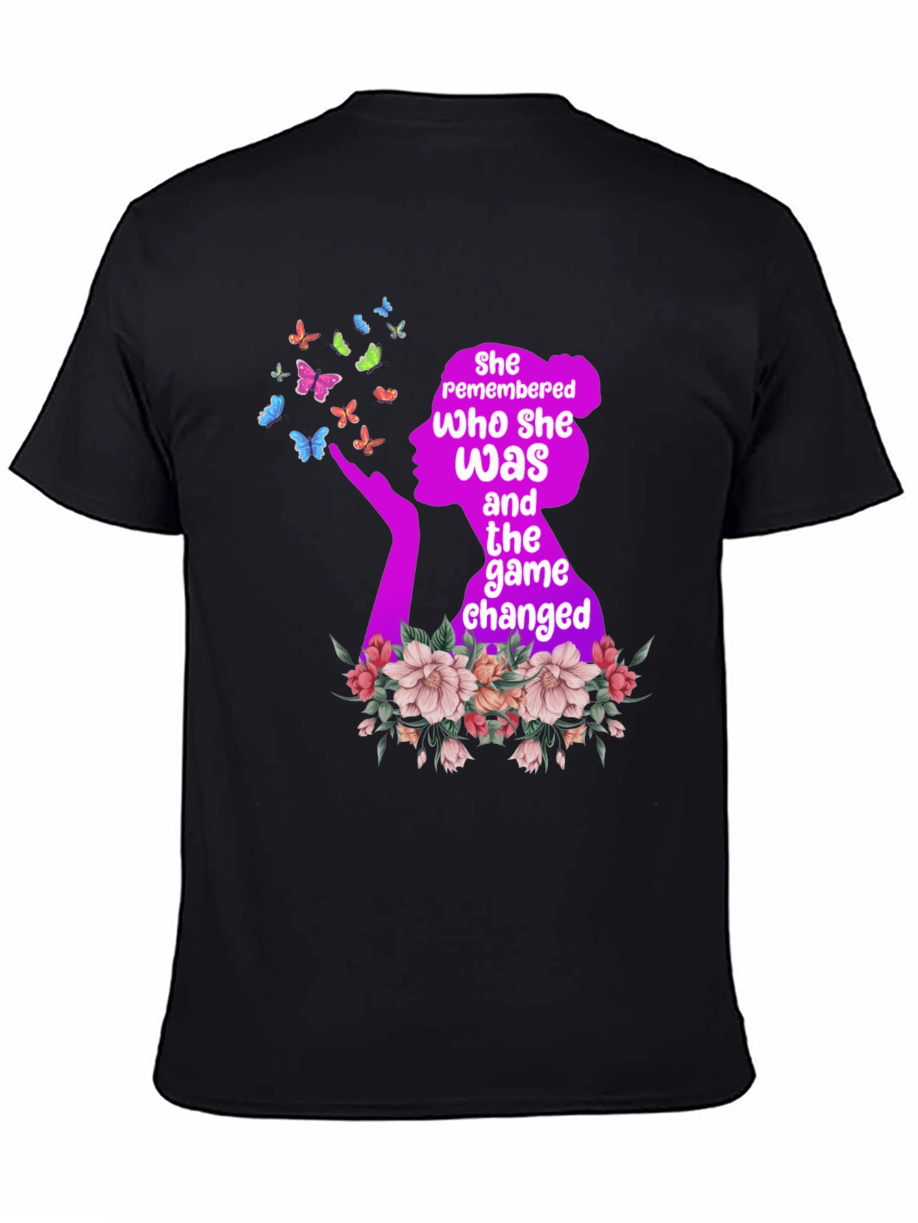 Empowered Womens Tee: Remembered Who She Was T-Shirt