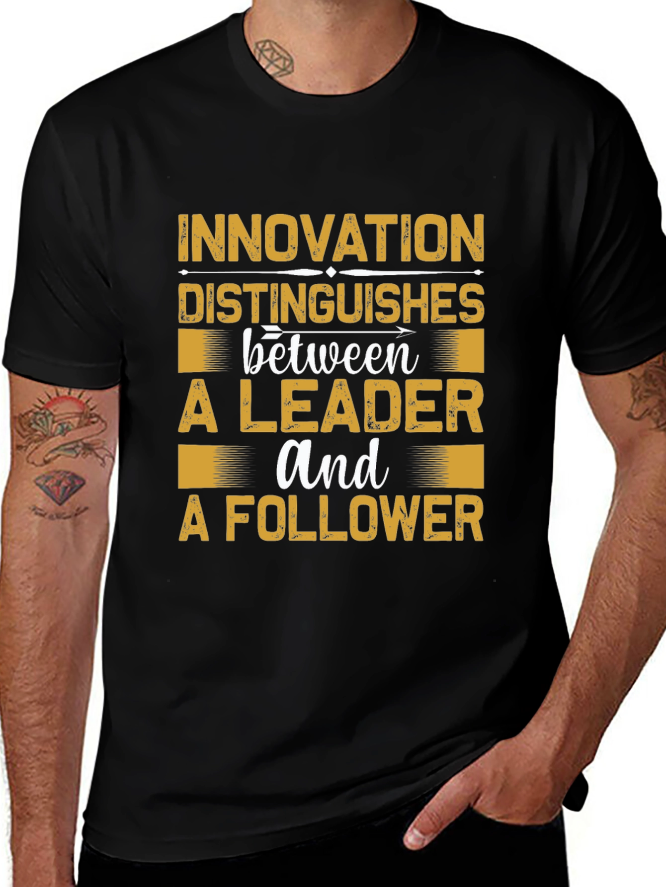 Innovation Leader Black Graphic Tee