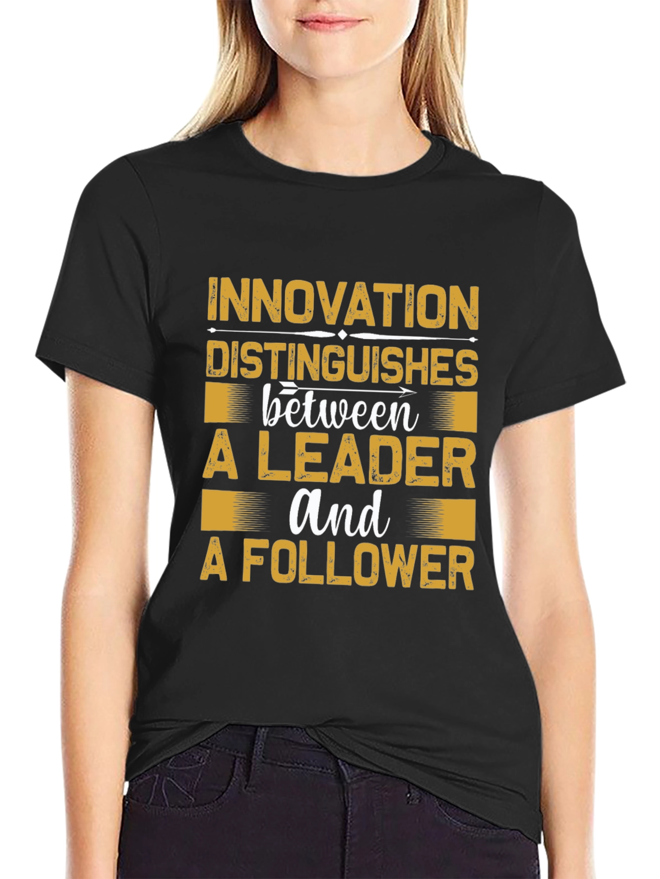 Innovation Leader Black Graphic Tee