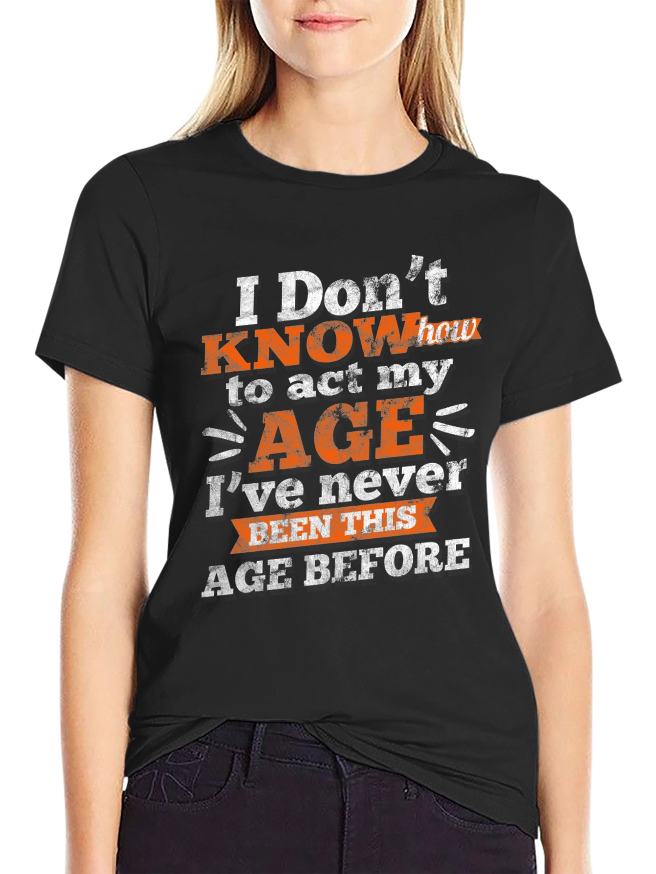Funny Age Humor Graphic T-Shirt