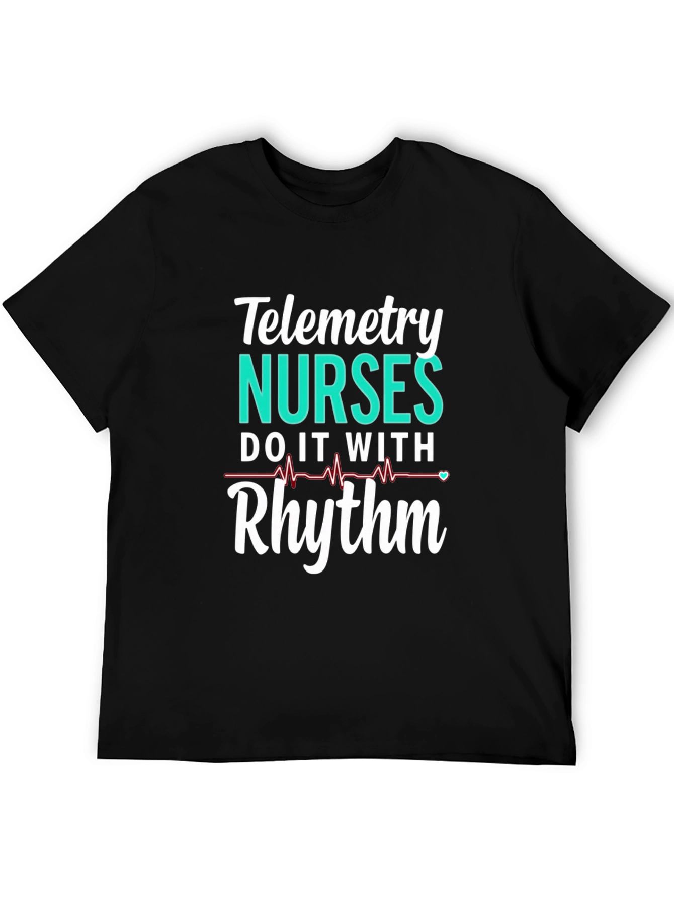Telemetry Nurses Rhythm Graphic T-Shirt