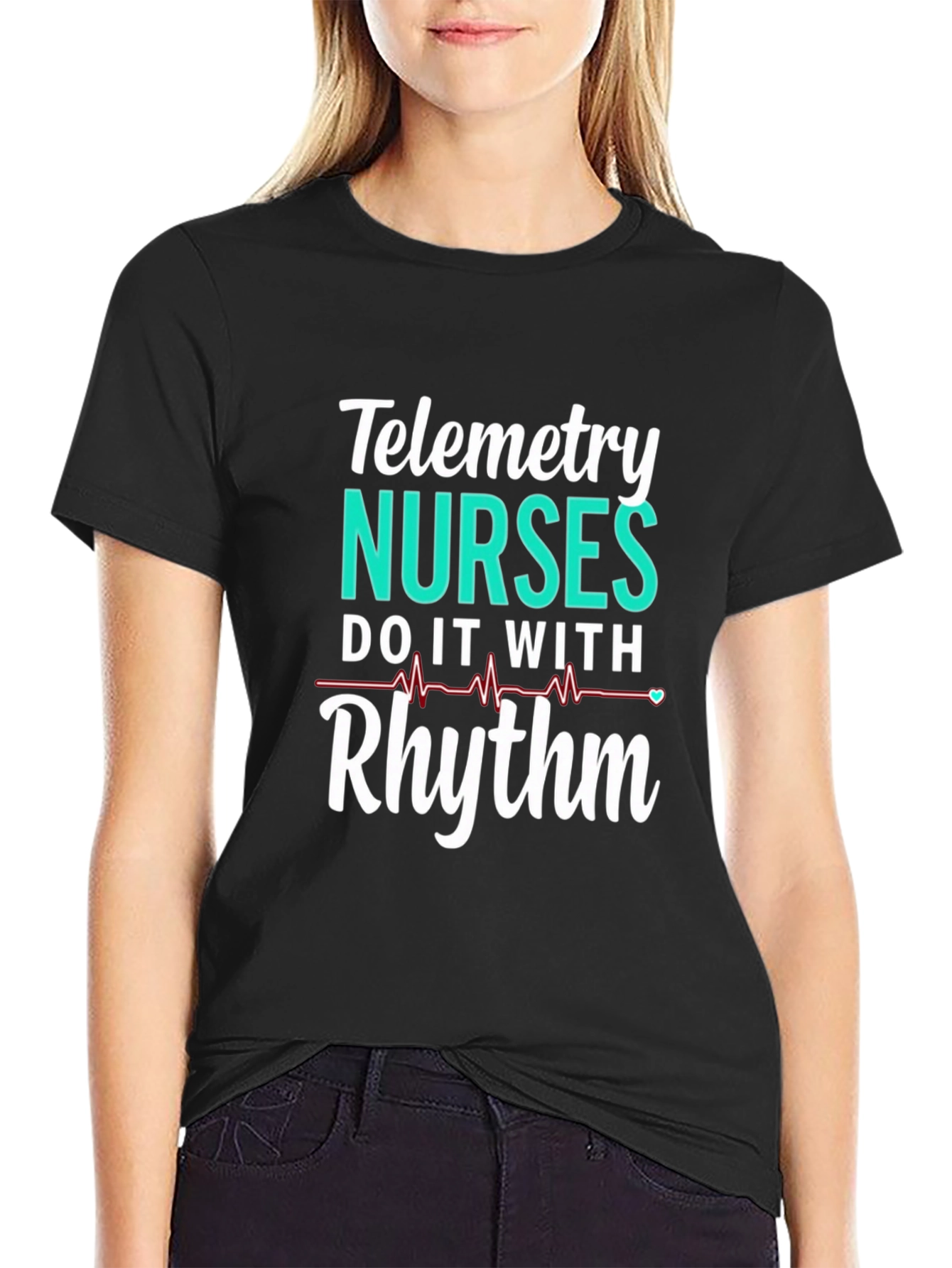 Telemetry Nurses Rhythm Graphic T-Shirt
