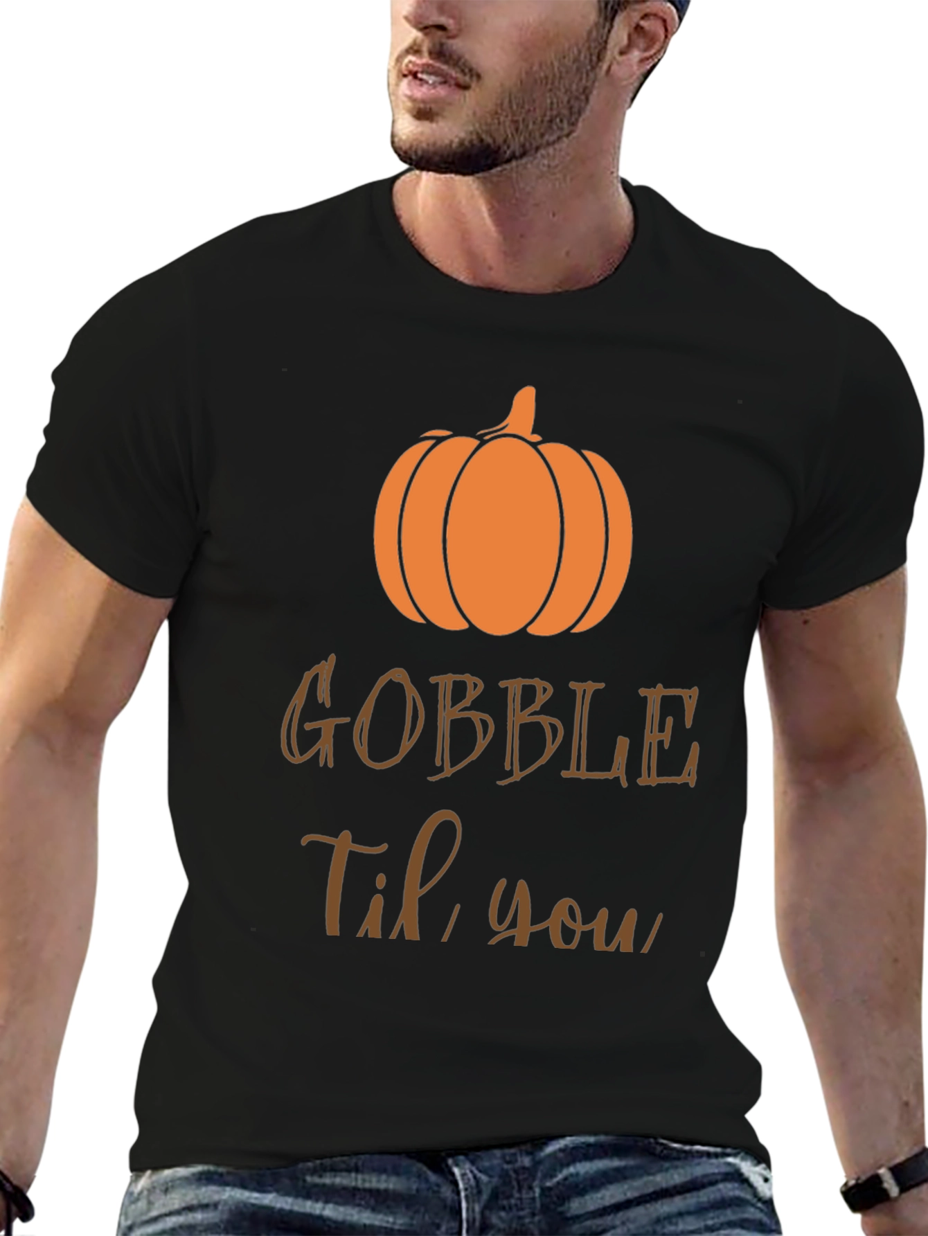 Gobble Til You Wobble Thanksgiving T-Shirt
