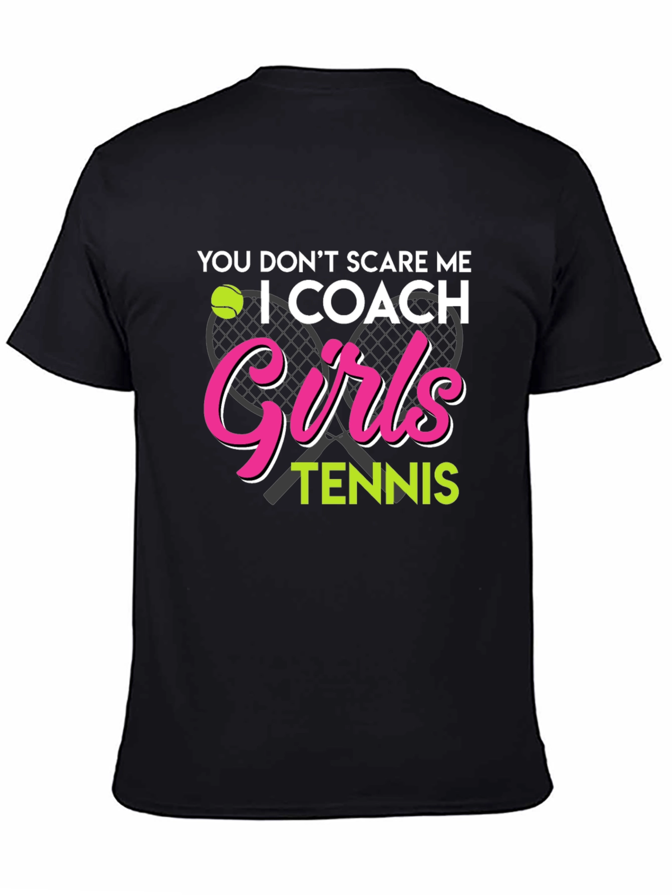 I Coach Girls Tennis T-Shirt