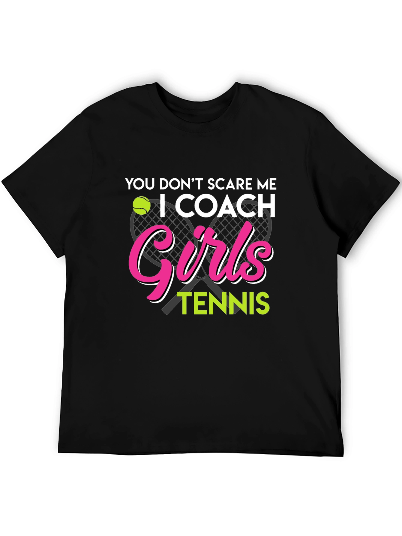I Coach Girls Tennis T-Shirt