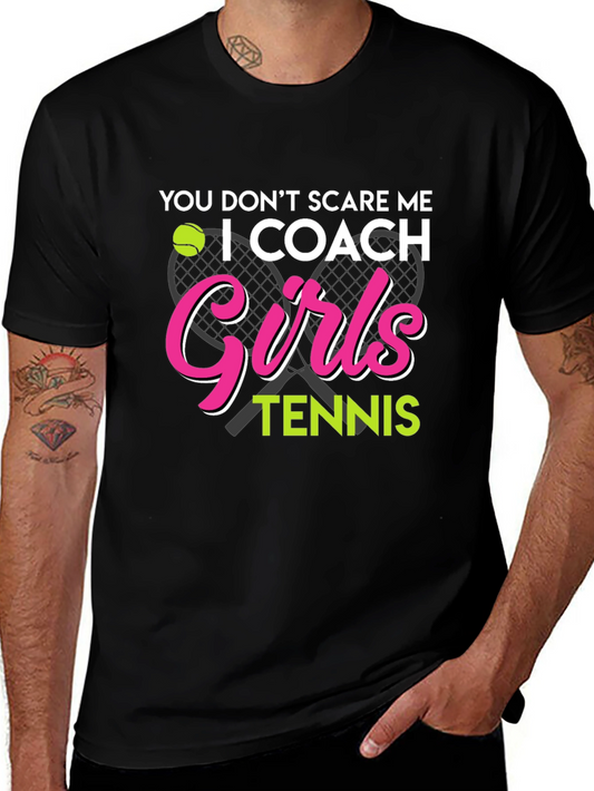 I Coach Girls Tennis T-Shirt