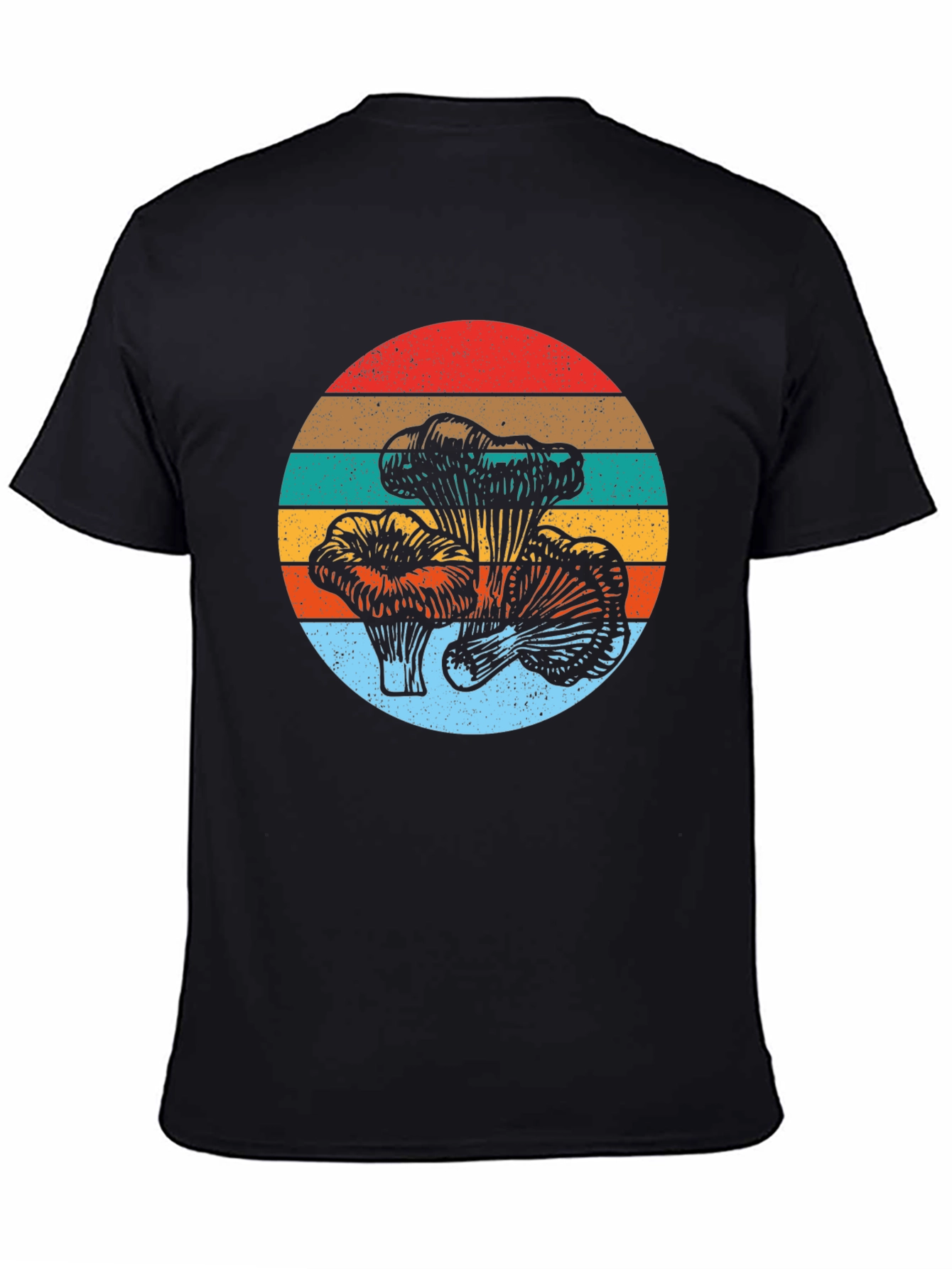 Retro Mushroom Graphic Tee - Stylish Unisex Shirt