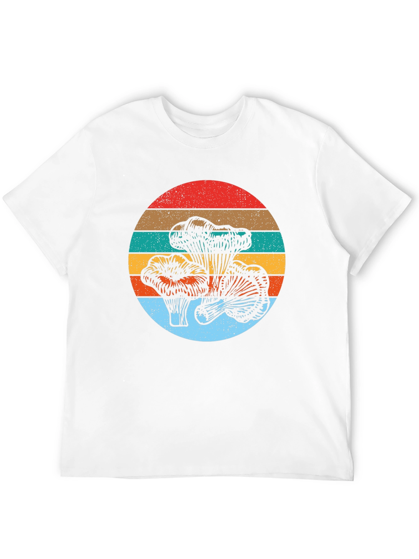 Retro Mushroom Graphic Tee - Stylish Unisex Shirt