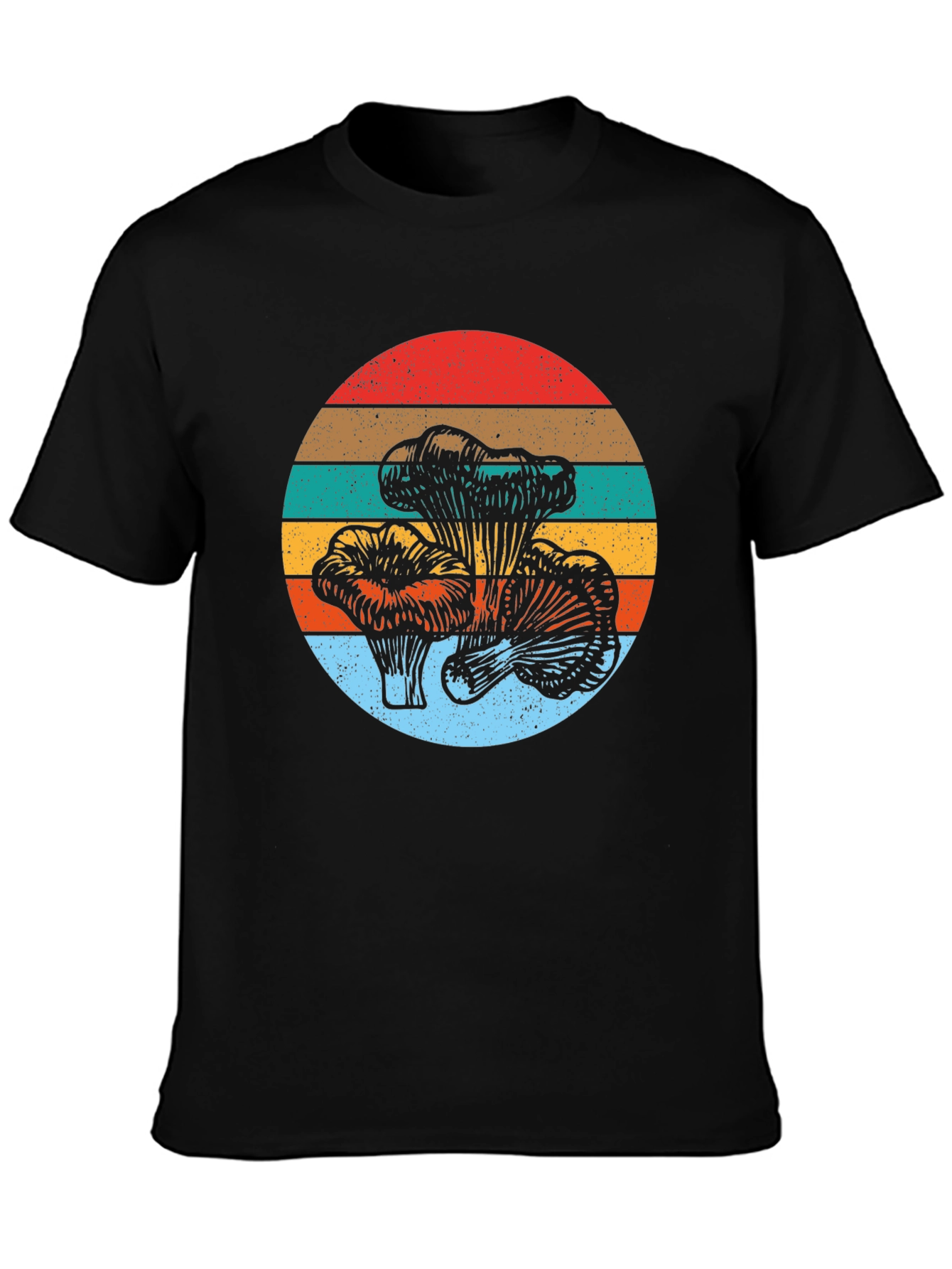 Retro Mushroom Graphic Tee - Stylish Unisex Shirt