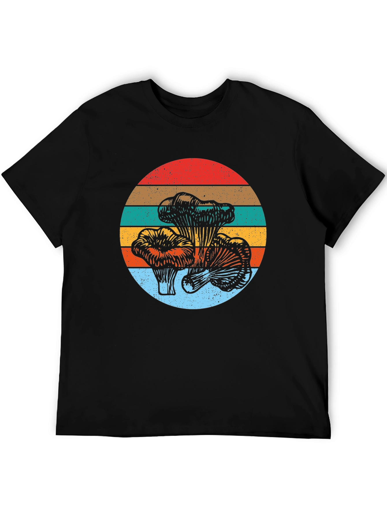 Retro Mushroom Graphic Tee - Stylish Unisex Shirt