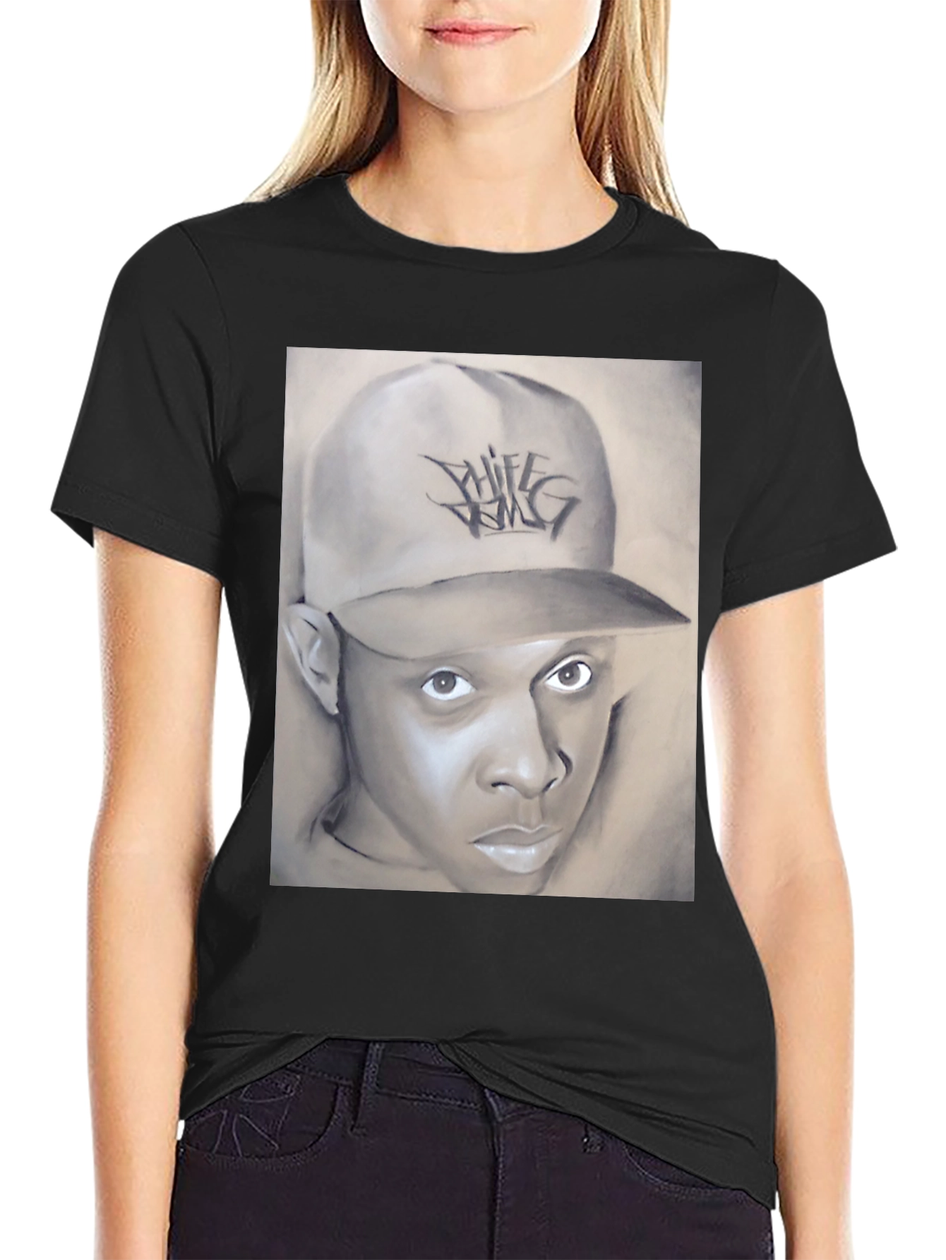 Chief Keef Portrait Graphic T-Shirt