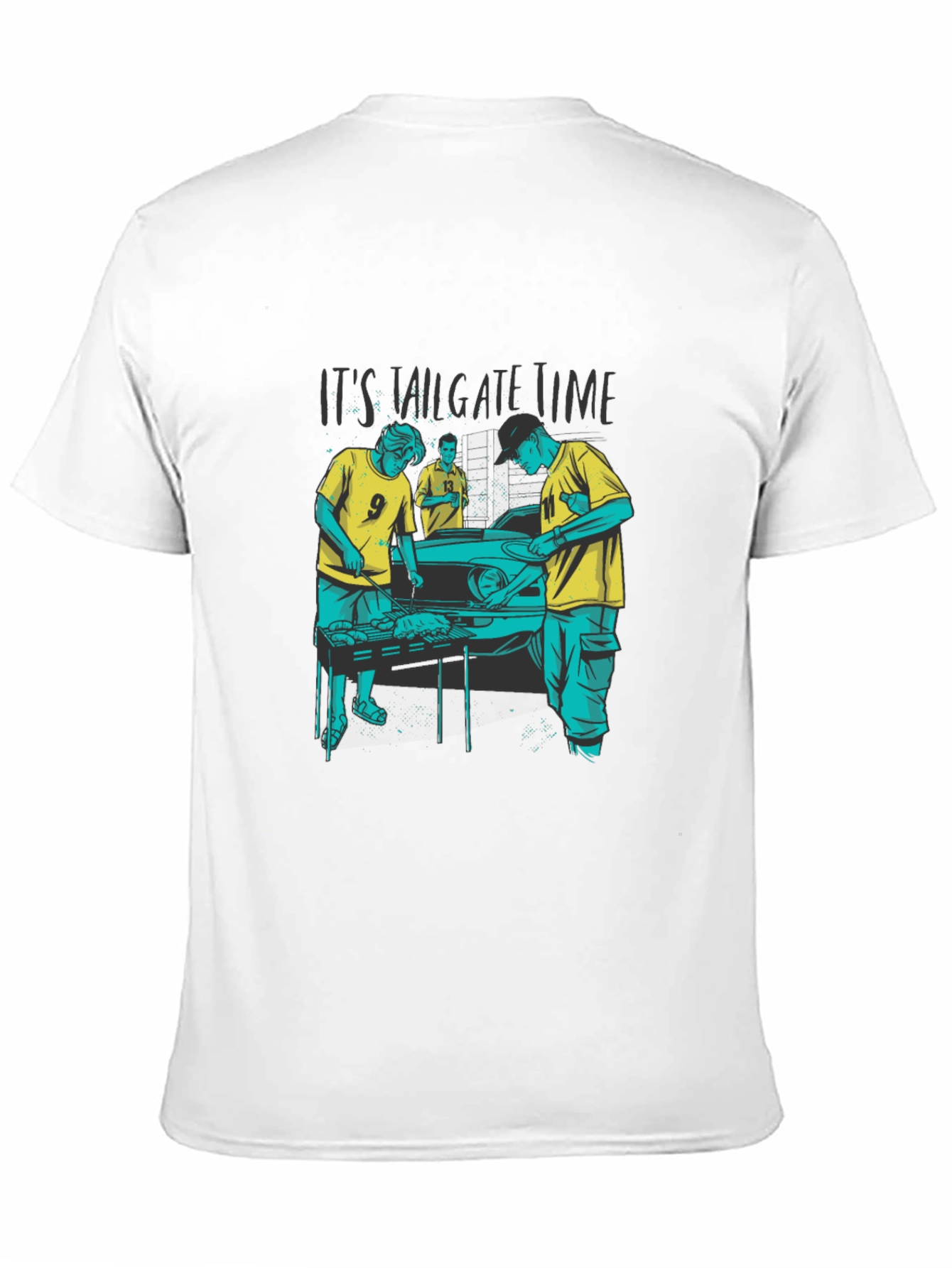 Tailgate Time Graphic Tee - BBQ & Football Ready