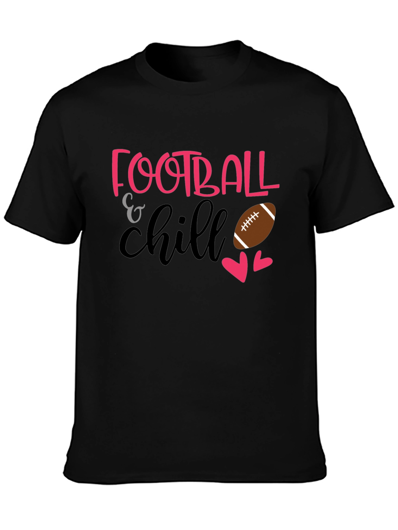 Football & Chill Graphic T-Shirt