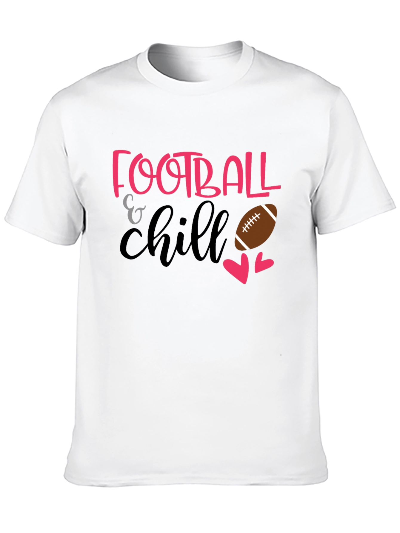 Football & Chill Graphic T-Shirt