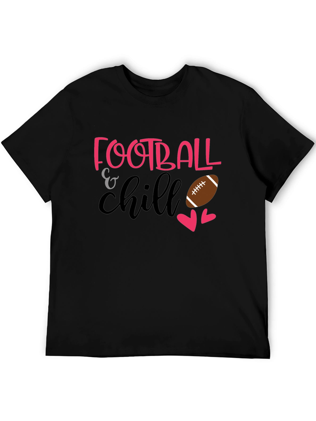 Football & Chill Graphic T-Shirt