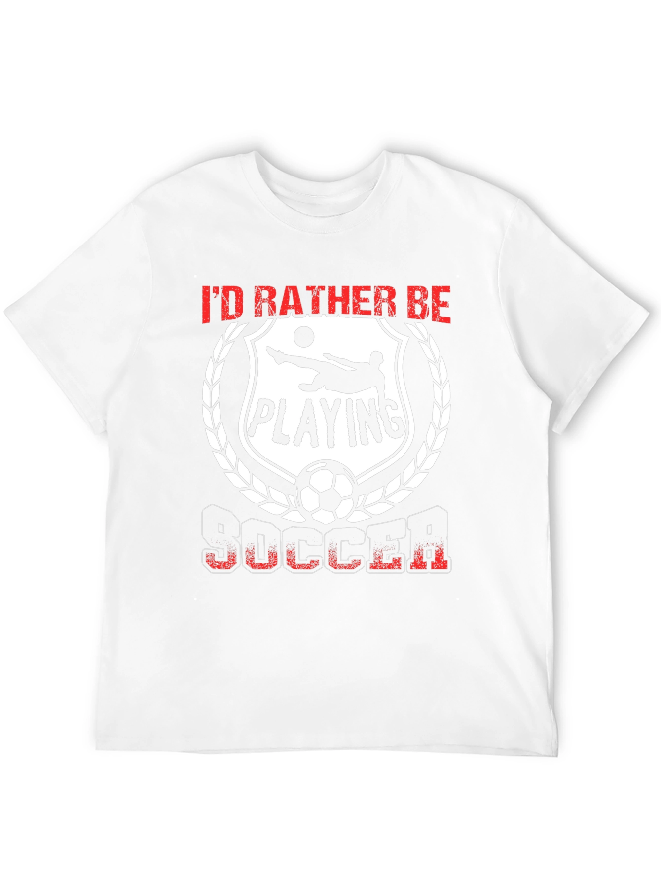 Id Rather Be Playing Soccer T-Shirt