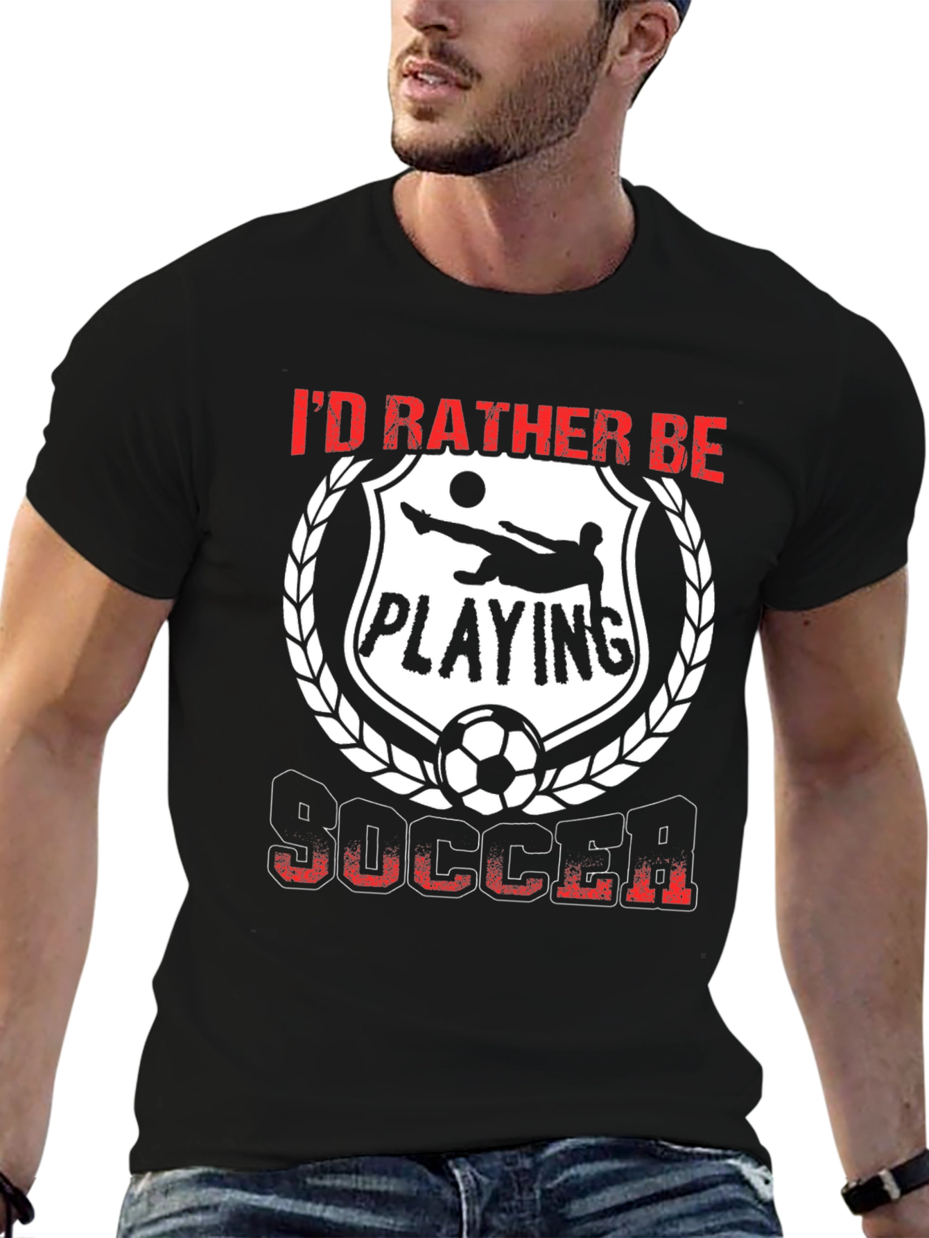 Id Rather Be Playing Soccer T-Shirt