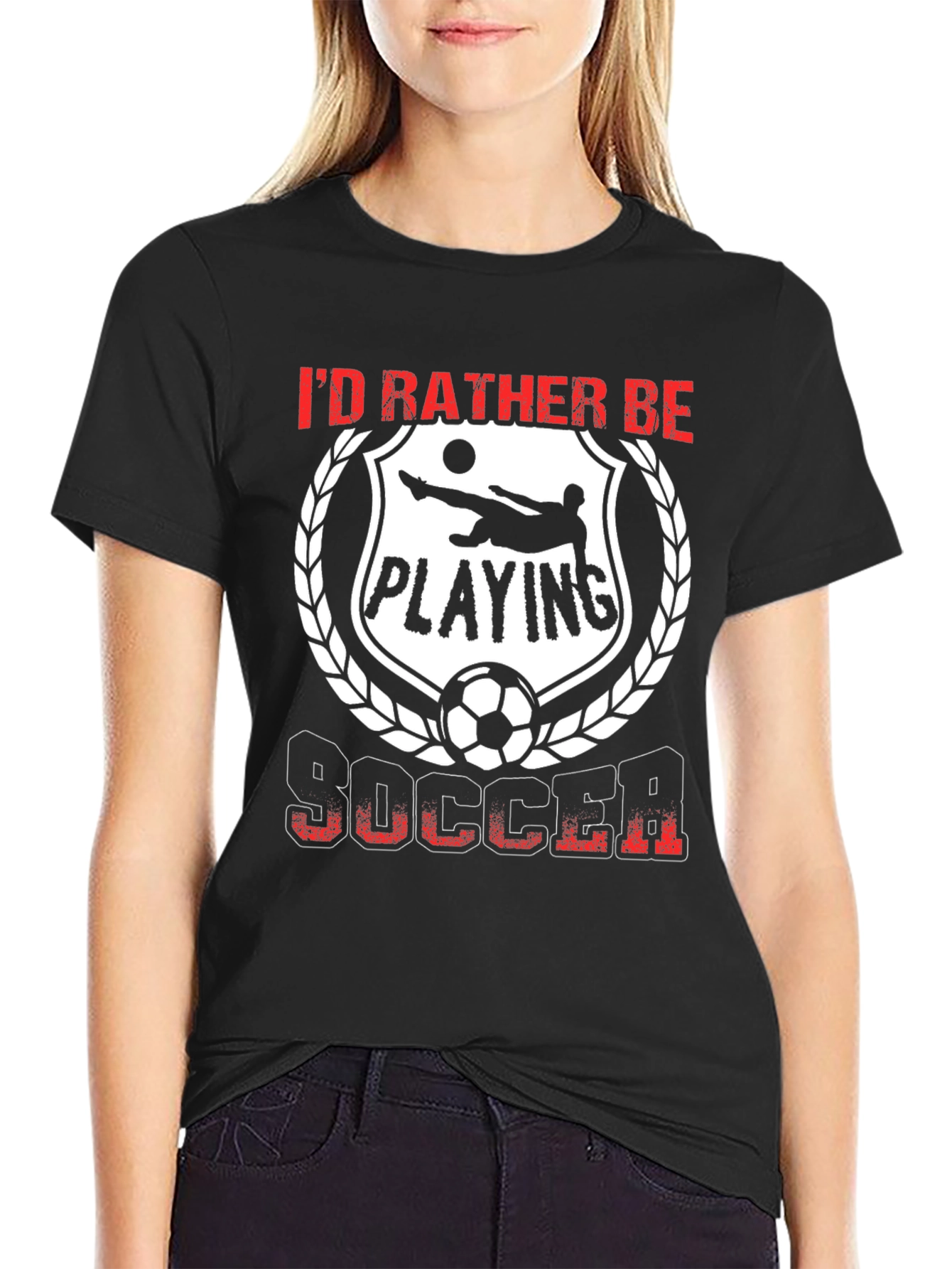 Id Rather Be Playing Soccer T-Shirt