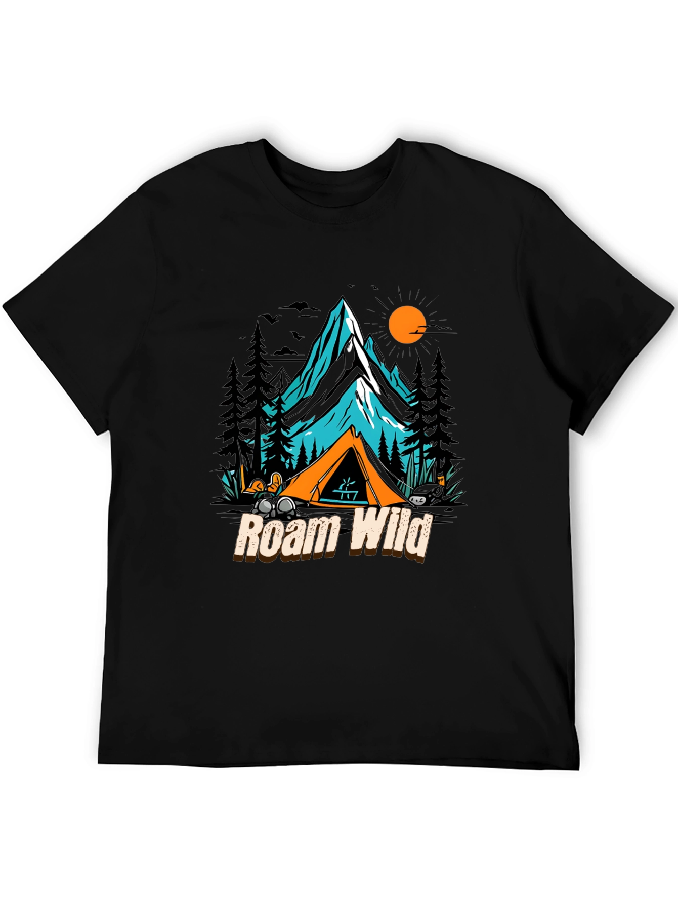 Roam Wild Graphic Tee - Adventure Awaits!
