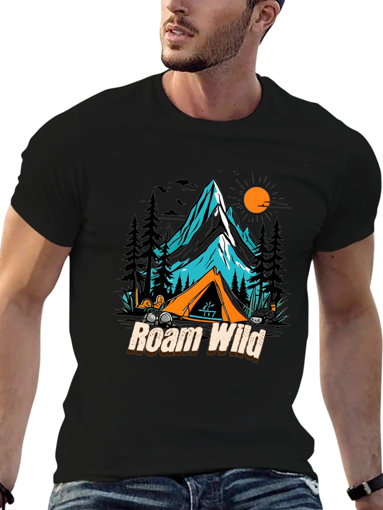 Roam Wild Graphic Tee - Adventure Awaits!