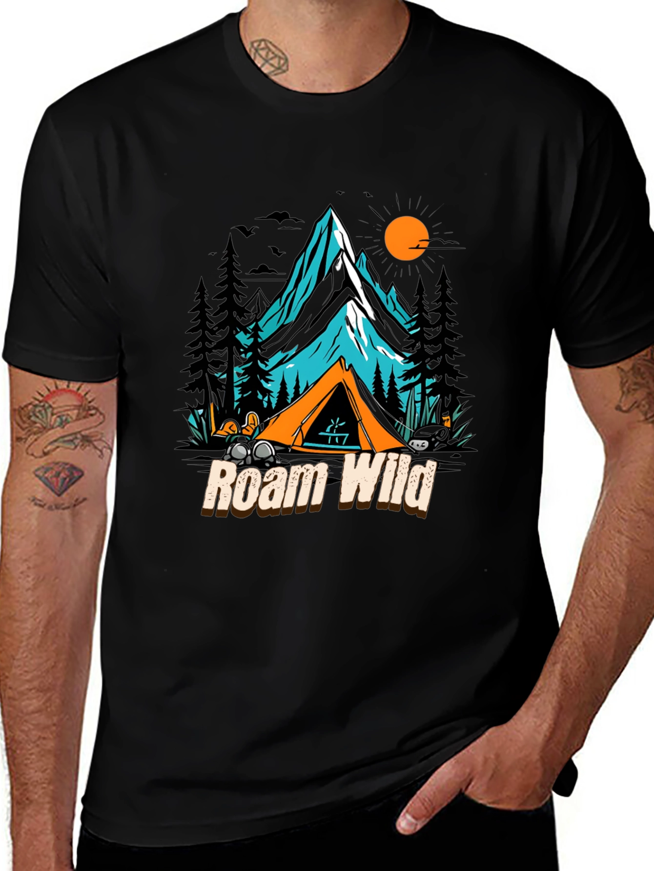 Roam Wild Graphic Tee - Adventure Awaits!