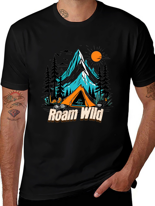 Roam Wild Graphic Tee - Adventure Awaits!