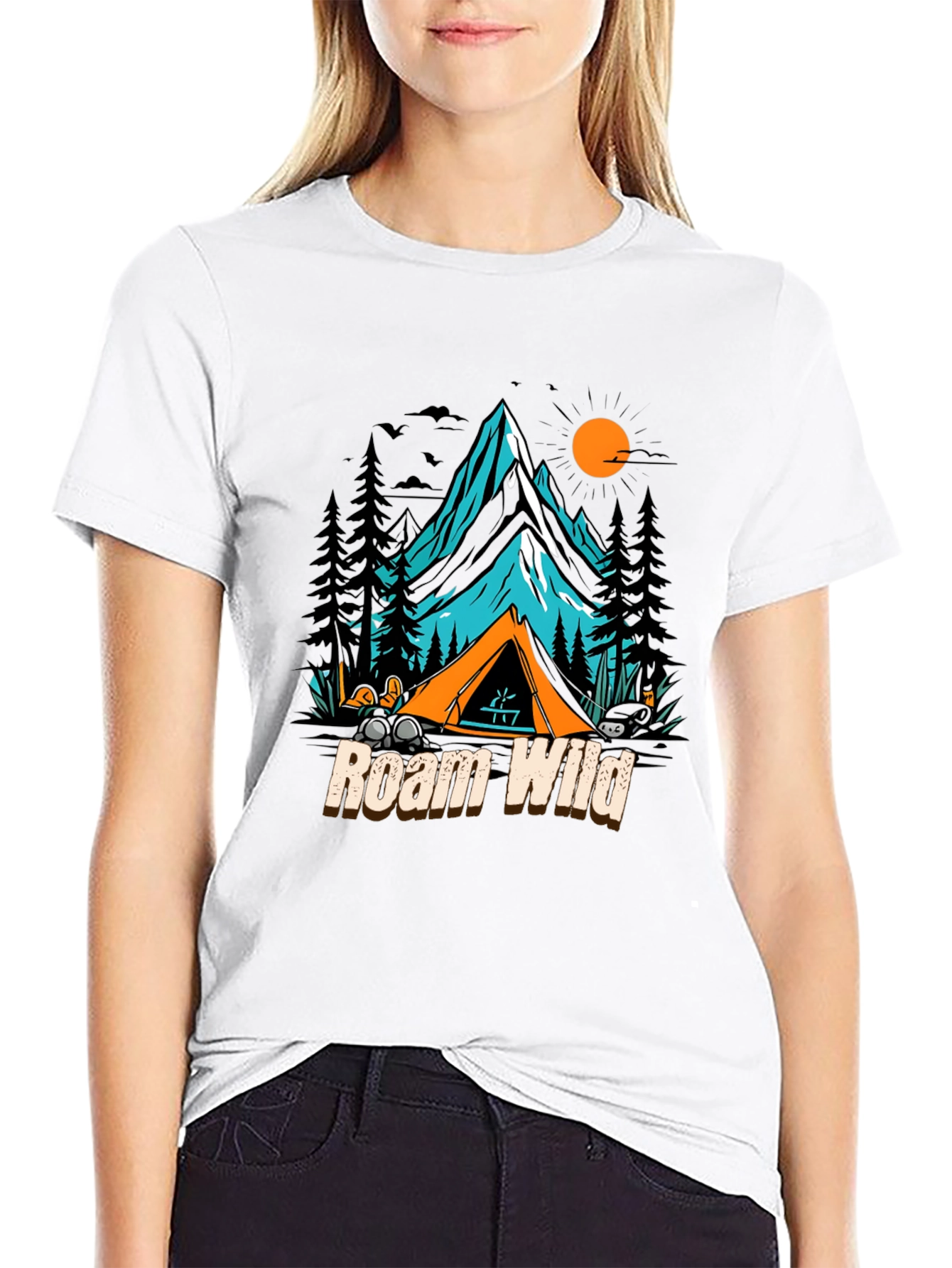 Roam Wild Graphic Tee - Adventure Awaits!