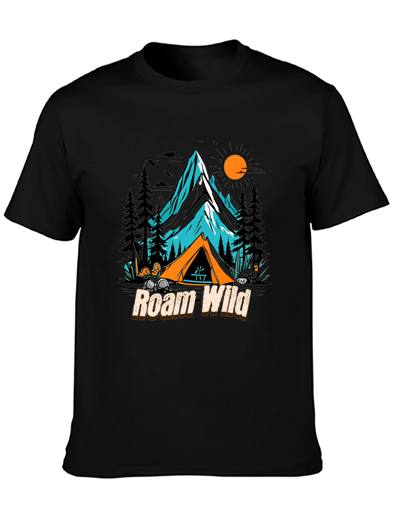 Roam Wild Graphic Tee - Adventure Awaits!