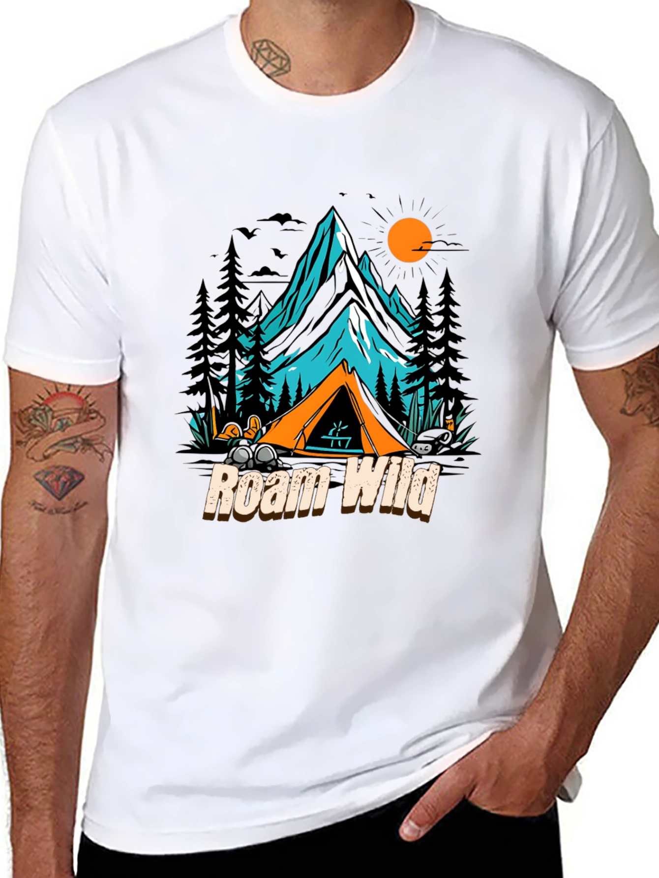 Roam Wild Graphic Tee - Adventure Awaits!