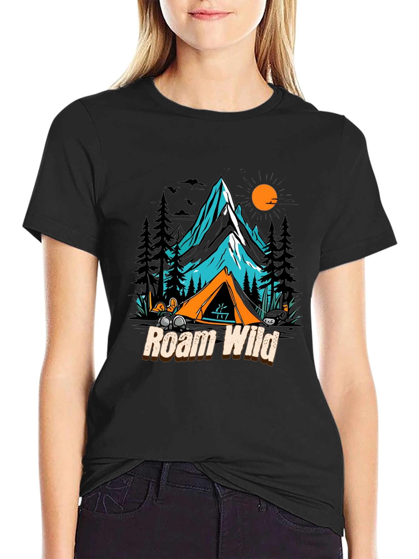 Roam Wild Graphic Tee - Adventure Awaits!